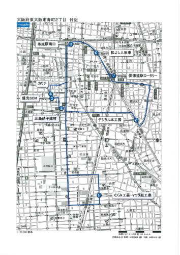 「こーばへ行こう！2023」 巡回バス 西1コース 地図.jpg