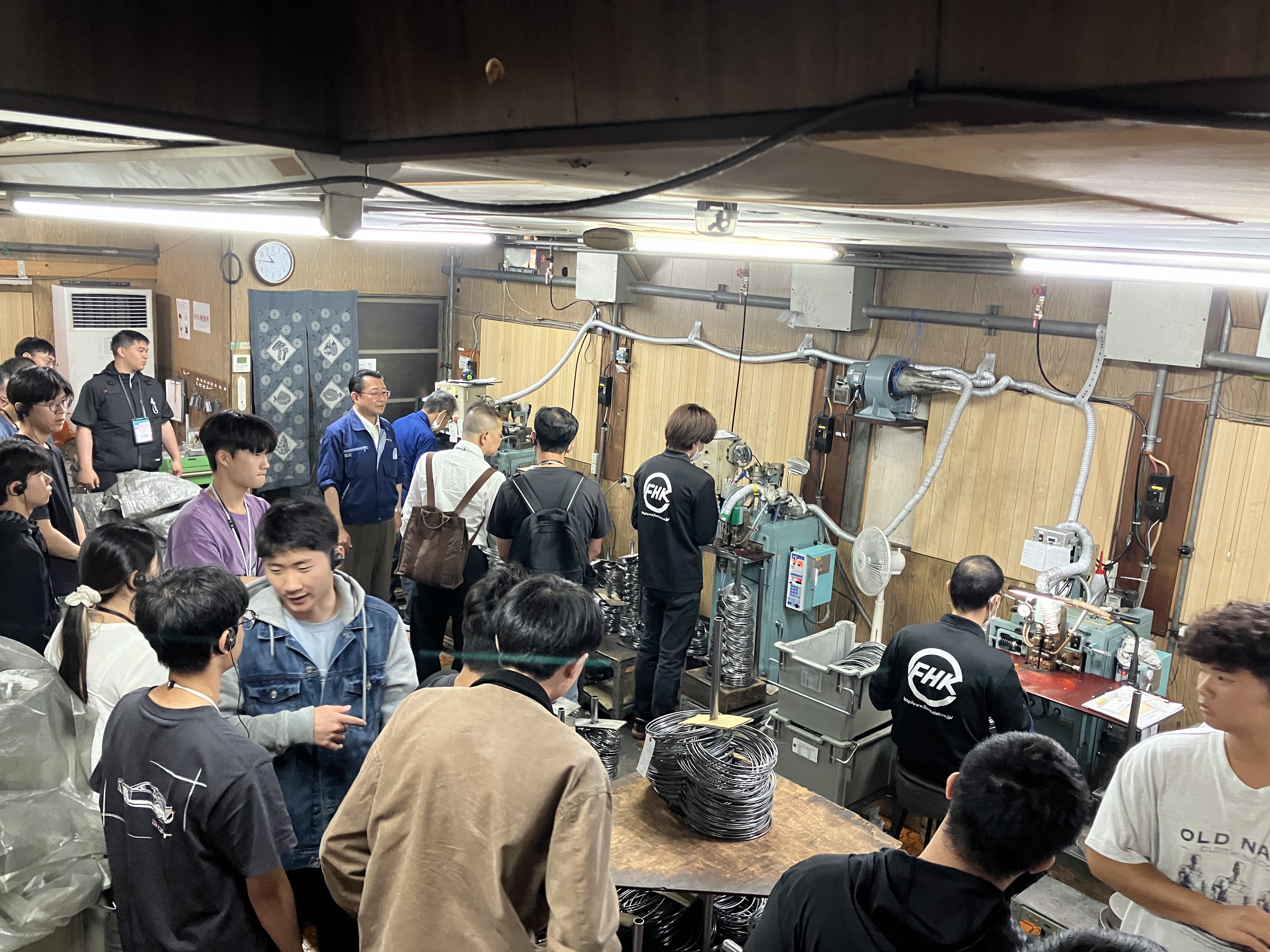 ばね工場見学