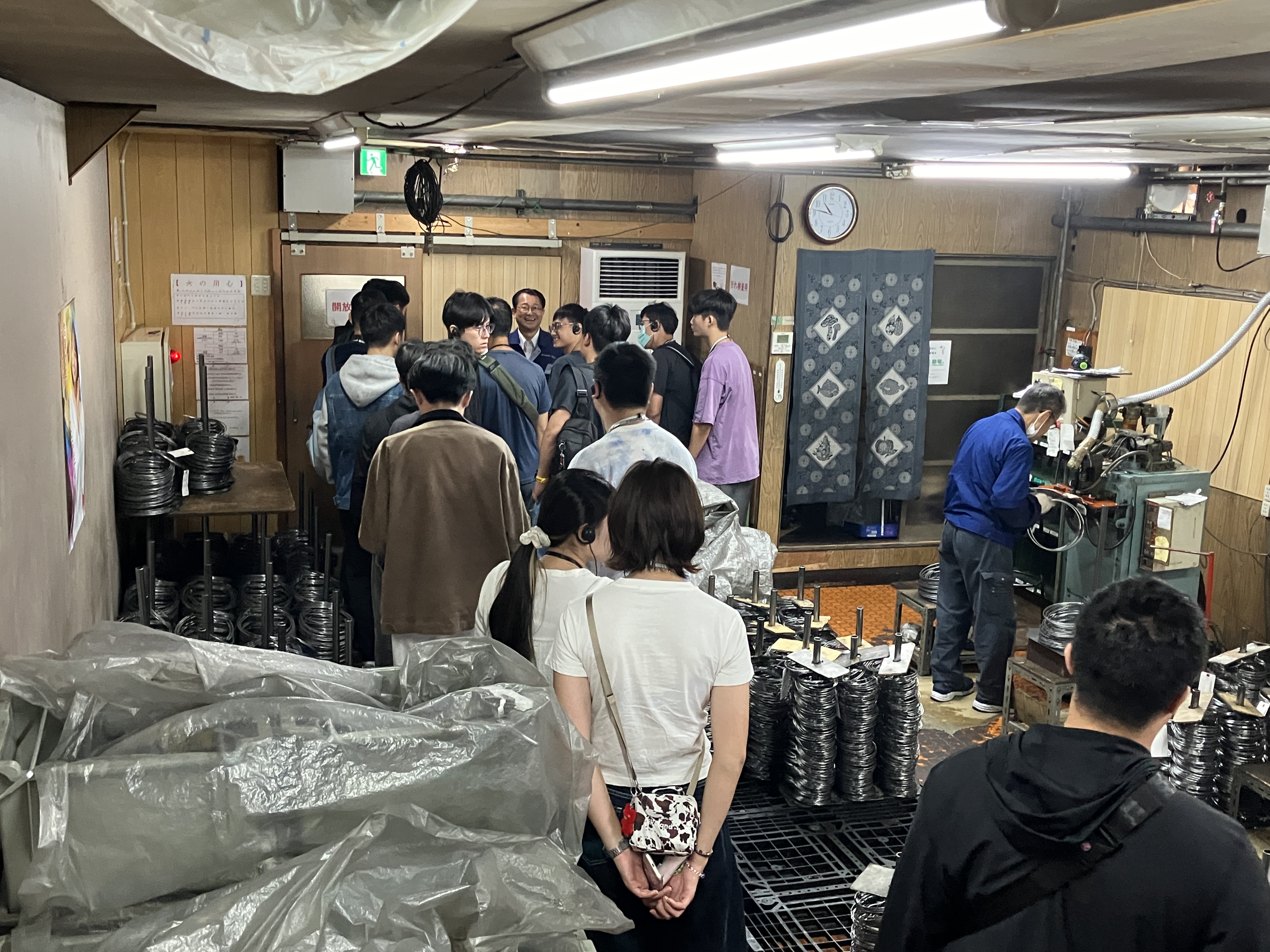 ばね工場見学
