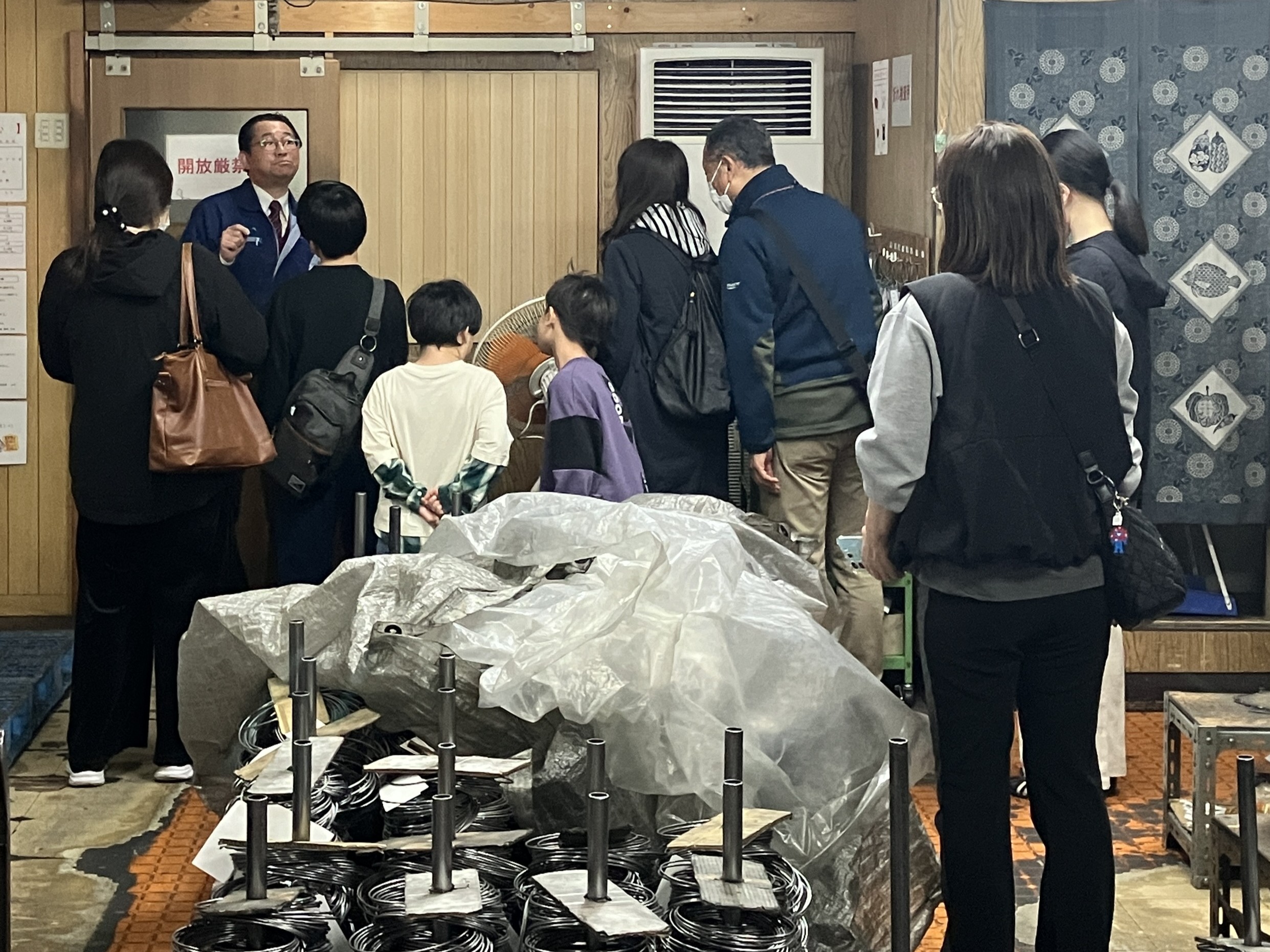 街パビ　ばね工場見学