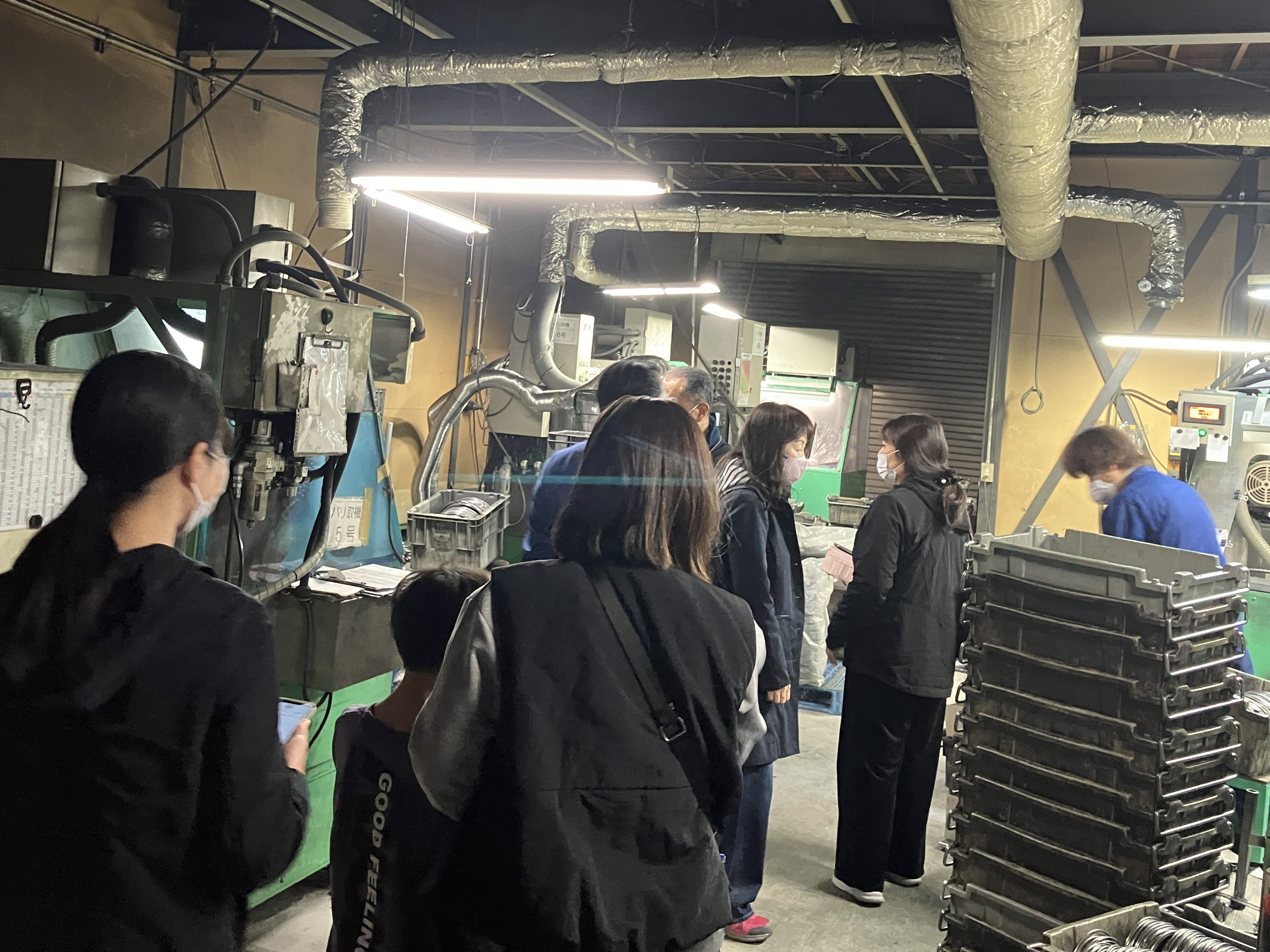 街パビ　ばね工場見学